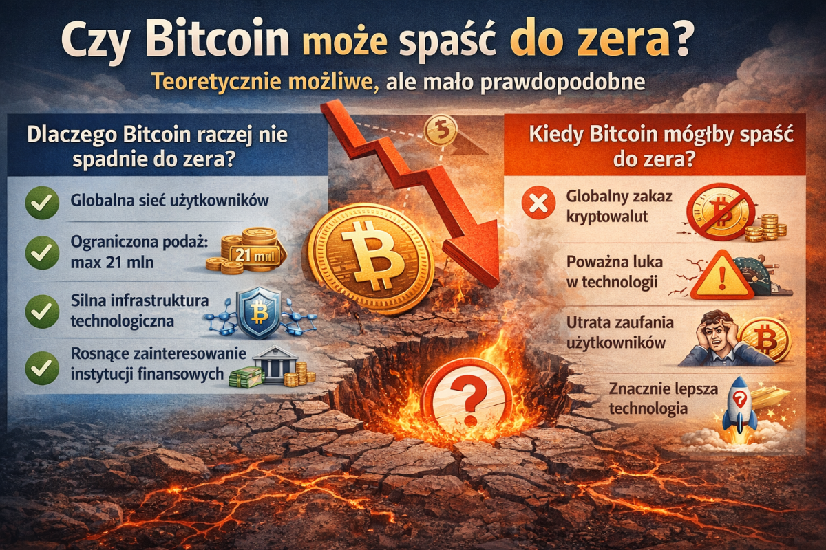 Czy Bitcoin może spaść do&nbsp;zera?