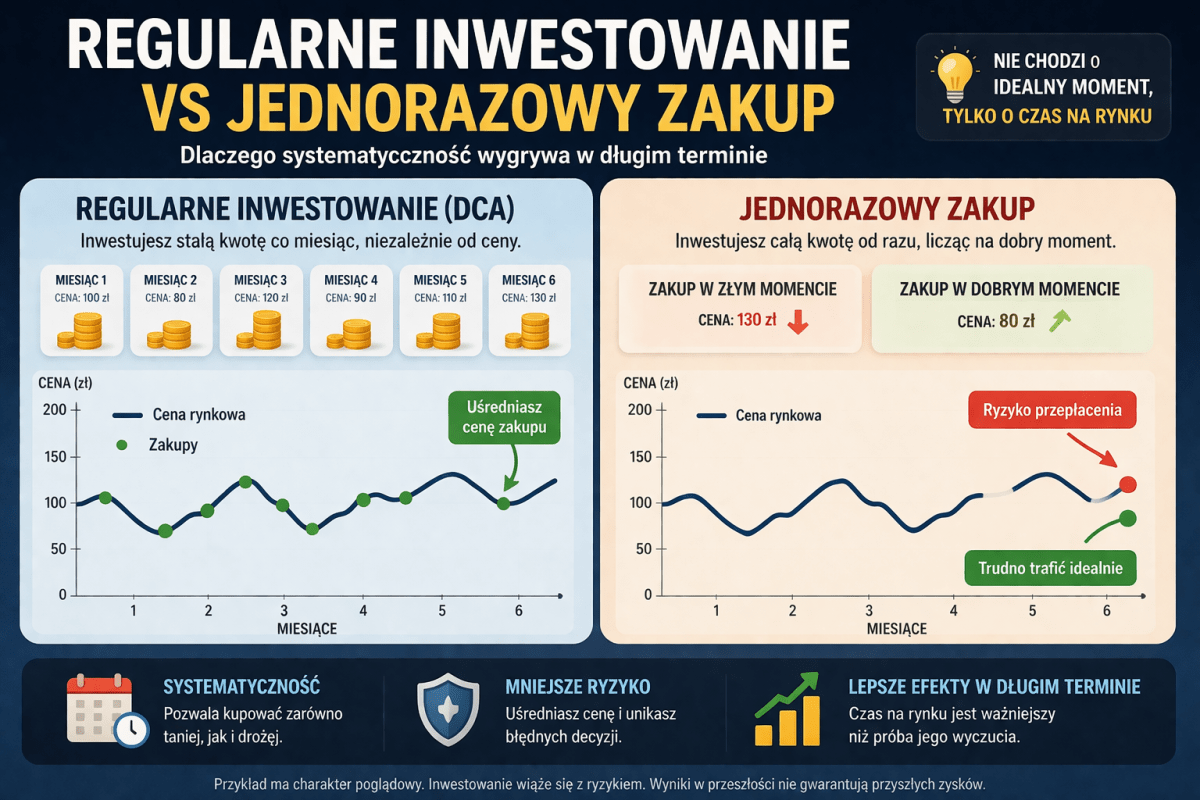 Dlaczego regularne inwestowanie jest ważniejsze niż timing&nbsp;rynku